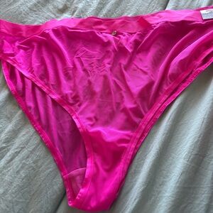 26/28 Hot Pink Mesh Panties -Cacique